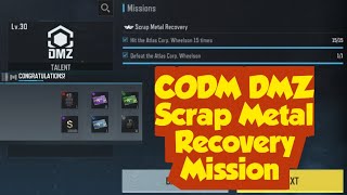 CODM DMZ Scrap Metal Recovery Mission Complete