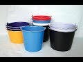 2 ideas para reciclar un cubo de plástico/افكار جديد لاعادة تدوير سطل البلاستيك