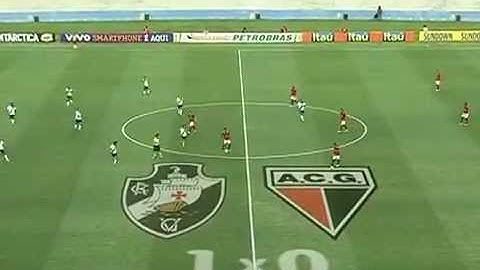 Gol de Juninho - Atlético GO 0 x 1 Vasco - (28ª Rodada) Campeonato Brasileiro 2012