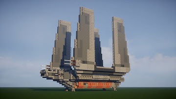 Zeta-class Cargo Shuttle 1:1 scale Minecraft Tutorial [Star Wars]