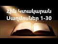 Սաղմոսներ 1-30 || Աստվածաշունչ || Հին Կտակարան