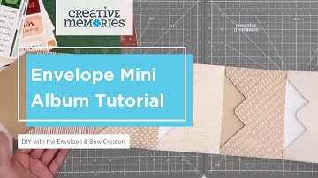Envelope Mini Album Tutorial: DIY with the Envelope & Bow Creator