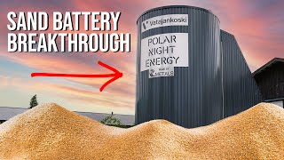 World's First SAND BATTERY is a Key Breakthrough In Energy Storage!!