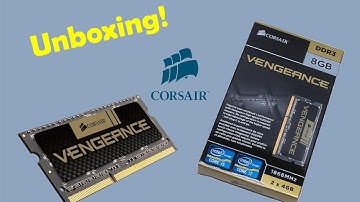 Corsair Vengeance 8GB 1600MHz SODIMM Memory Unboxing And First Look