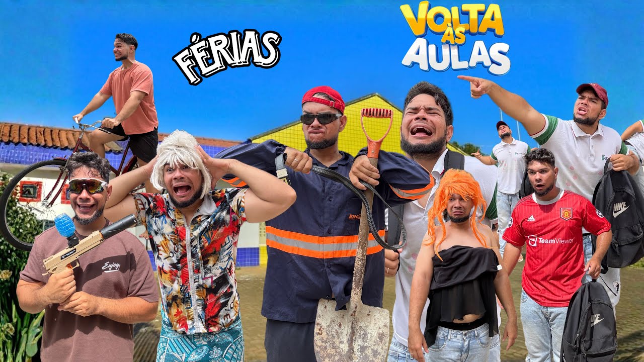 PRIMEIRO DIA DE FÉRIAS X PRIMEIRO DIA DE AULA 