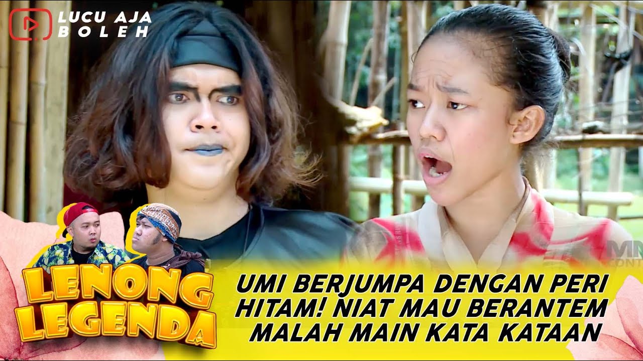 UMI BERJUMPA DENGAN PERI HITAM! NIAT MAU BERANTEM MALAH MAIN HINA - LENONG LEGENDA KISAH 5 PUTRI
