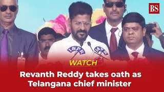 WATCH | Revanth Reddy takes oath as Telangana chief minister