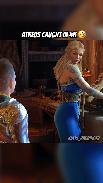 Atreus caught checking out Sif's ASSsets 👌🫡 - God of war Ragnarok #shorts #godofwar