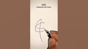 Most stylish signature for SAIBA ❣️/ signature style // signature ideas // name signature #signature