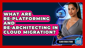 What Are Re-platforming And Re-architecting In Cloud Migration? - Cloud Stack Studio