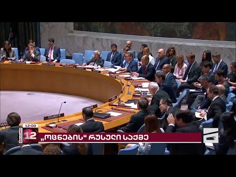 გაეროში რუსეთის წარმომადგენელმა აგვისტოს ომზე საუბრისას არგუმენტად \"ოცნების\" განცხადება მოიყვანა