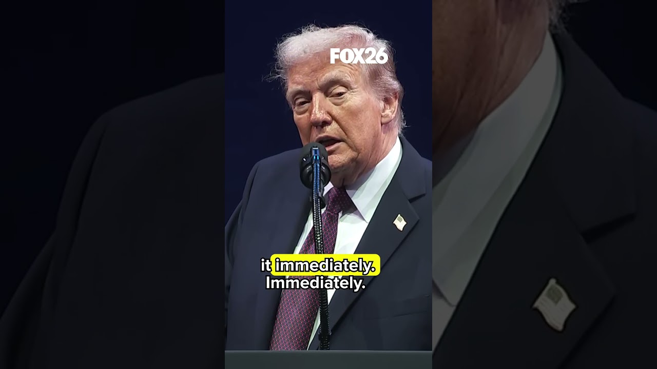 President Trump says D.C. is safe. Says we can do the same in Chicago, New York, LA
