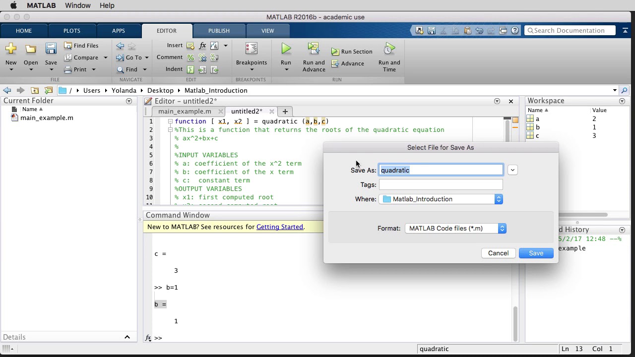 MATLAB - Introduction 02 - YouTube