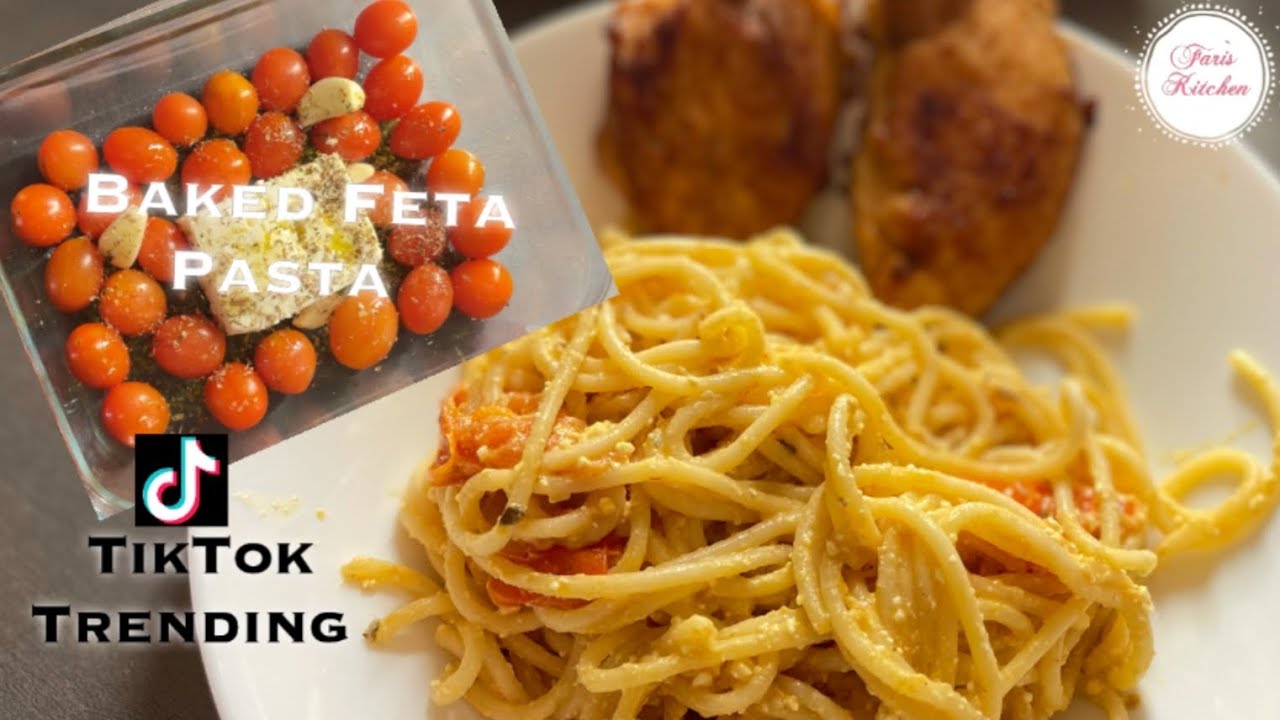 Baked Feta Pasta with Chicken TikTok Viral One Pot Feta Pasta Tiktok Trending YouTube