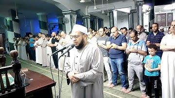 تلاوات من صلاة التهجد،  مسجد الرحمة المهداة،  للشيخ أسامة سلامة ما تيسر من سورة الأعراف ج٢