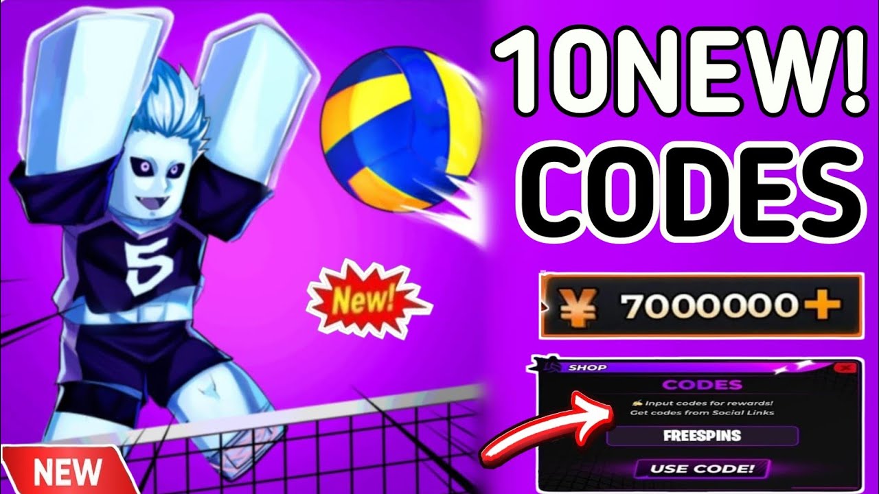 UPD 2026 VOLLEYBALL LEGENDS CODES 2025 VOLLEYBALL LEGENDS ROBLOX 