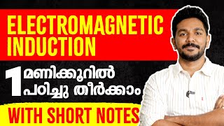 SSLC Physics Public Exam | Electromagnetic Induction | Full Chapter With Short Notes | Exam winner