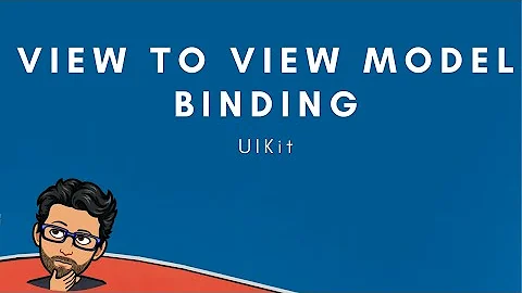 View to View Model Binding in UIKit