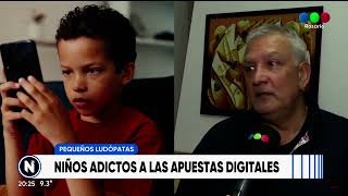 Grandes apostadores, pequeños ludópatas niños adictos a las apuestas digitales - Telefe Rosario