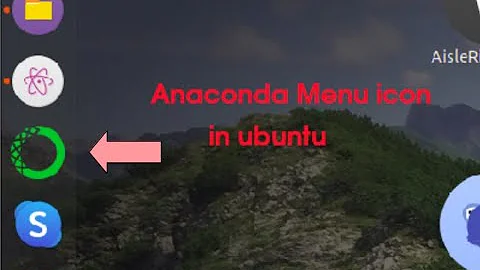 Create Anaconda navigator menu icon in ubuntu desktop(Linux)