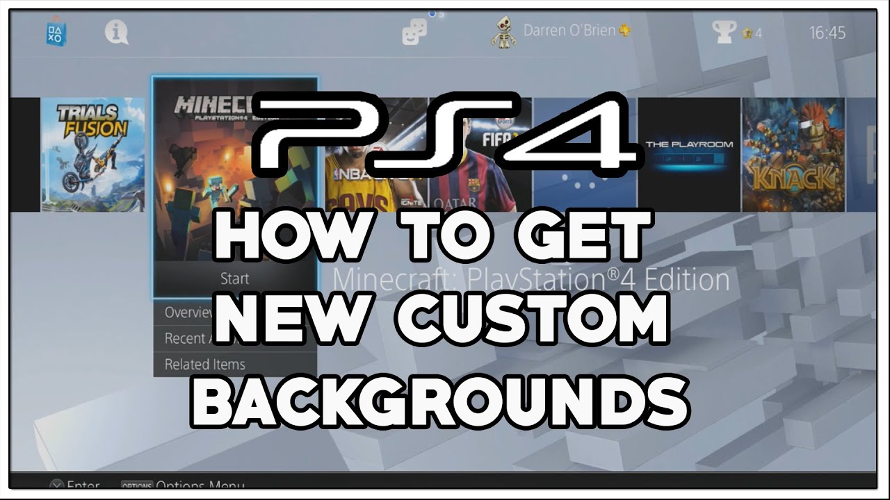 PS4 How To Get Dynamic Background Themes On PS4 Update 200