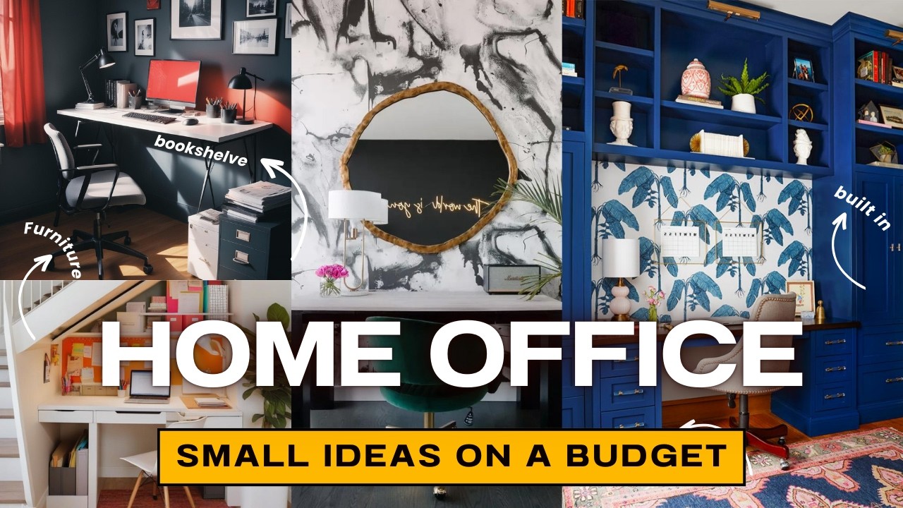 Budget Home Office Design Ideas How To Create A Gorgeous Small Home - Small Home Office Decorating Ideas On A Budget