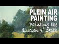 PAINTING THE ILLUSION OF DEPTH - Plein Air Painting Landscapes