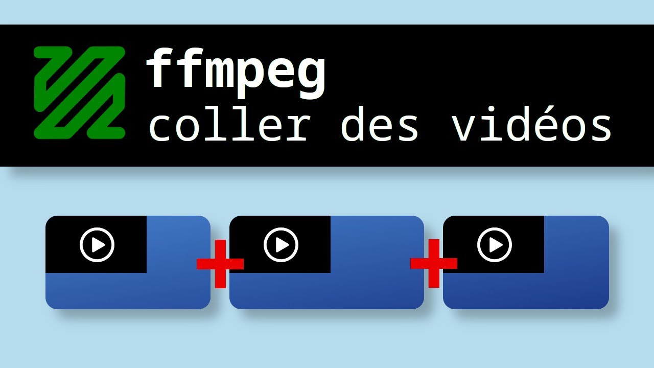 Comment coller deux vidéos instantanément avec ffmpeg ? - YouTube