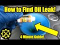 How to Find an Oil Leak in minutes!