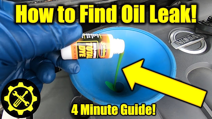 How to Find an Oil Leak in minutes!