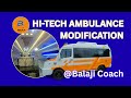 Fully modified Hi Tech Ambulance @balajienterprisesjaipur5645 #manufacturing #ambulance #life