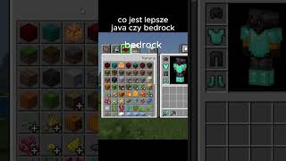 co wolicie? java czy bedrock  #minecraft #java #bedrock #knock #odrzut #spanie #budowanie