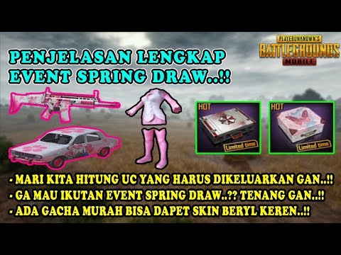 Cara Mend! apatkan Skin Parasut Skin Panci Dan Kupon Creat Secara - event spring draw total uc yang dikeluarkan promo gacha termurah pubg mobile duration 16 39