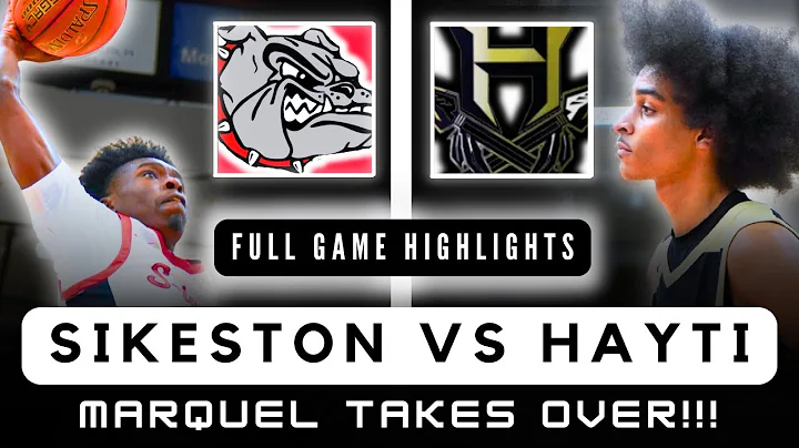 Sikeston vs Hayti | Marquel Murray TAKES OVER!!!