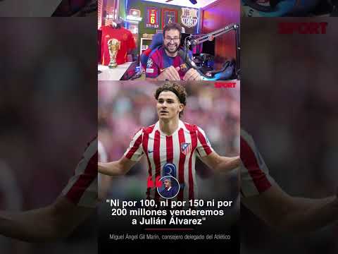 Julián Álvarez no se vende #julianalvarez #barça #atleticomadrid #mancuer #futbol #shortvideo