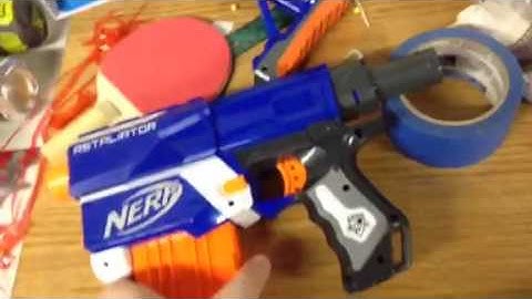 Nerf m4 retaliator mod (review)
