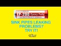 How to Fix Leaking Pipes under Sink quick & easy & cheap / EP 200 Epoxy Putty by Rectorseal
