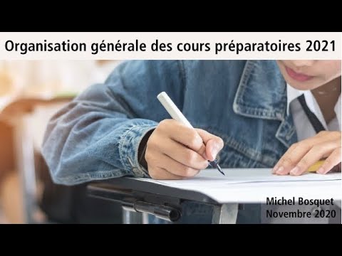 Organisation des cours préparatoires en Médecine à l'UNamur