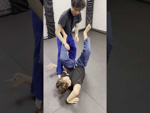 Your Opponent Will Not See This Coming 🥋 Open Guard Back Roll Sweep