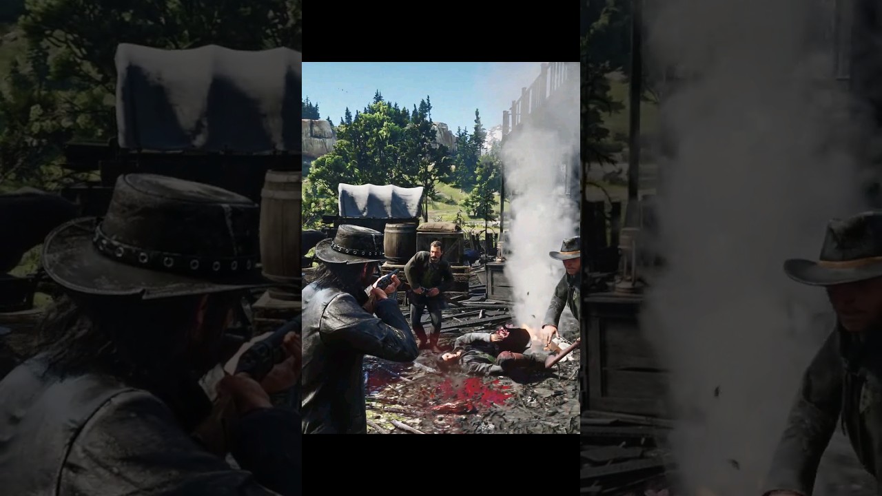 1899 Джон Марстон крадёт музыку О'Дрисколла | Red Dead Redemption 2 — Brutal Shootout