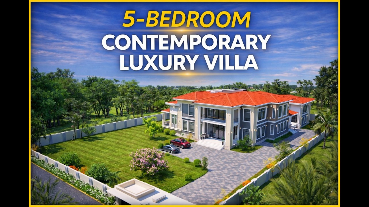 🔥 5-BEDROOM CONTEMPORARY LUXURY VILLA