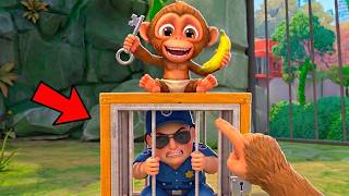 FORCING Security Guard Into Baby Monkeys CAGE!
