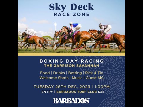 LIVE: The Barbados Lottery Boxing Day At The Races | Racing At The Garrison Savannah | SportsMax TV