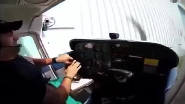 Full Throttle: Pilot Takes His Plane to the Hangar