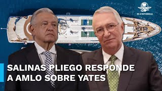 Tras críticas sobre sus yates, Salinas Pliego responde a AMLO