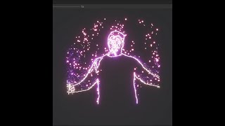 Celebrity Unity VFX Graph - Realtime Edge and Motion tracking particles with Webcam Wealth