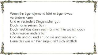 Die Fantastischen Vier - Sieh Dich Im Spiegel Lyrics