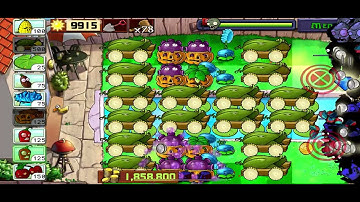 Plants vs. Zombies Puzzle - Last Stand Endless (Part 4: 16 cobs) - Flags 491 to 500