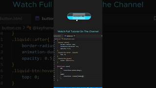 Watch till the end and build a button with liquid hover effect #shorts #viral #coding #programming