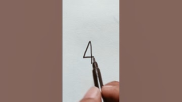 How to draw corn 🌽 from number 4 | corn drawing easy #art #viral #ytshorts #shorts